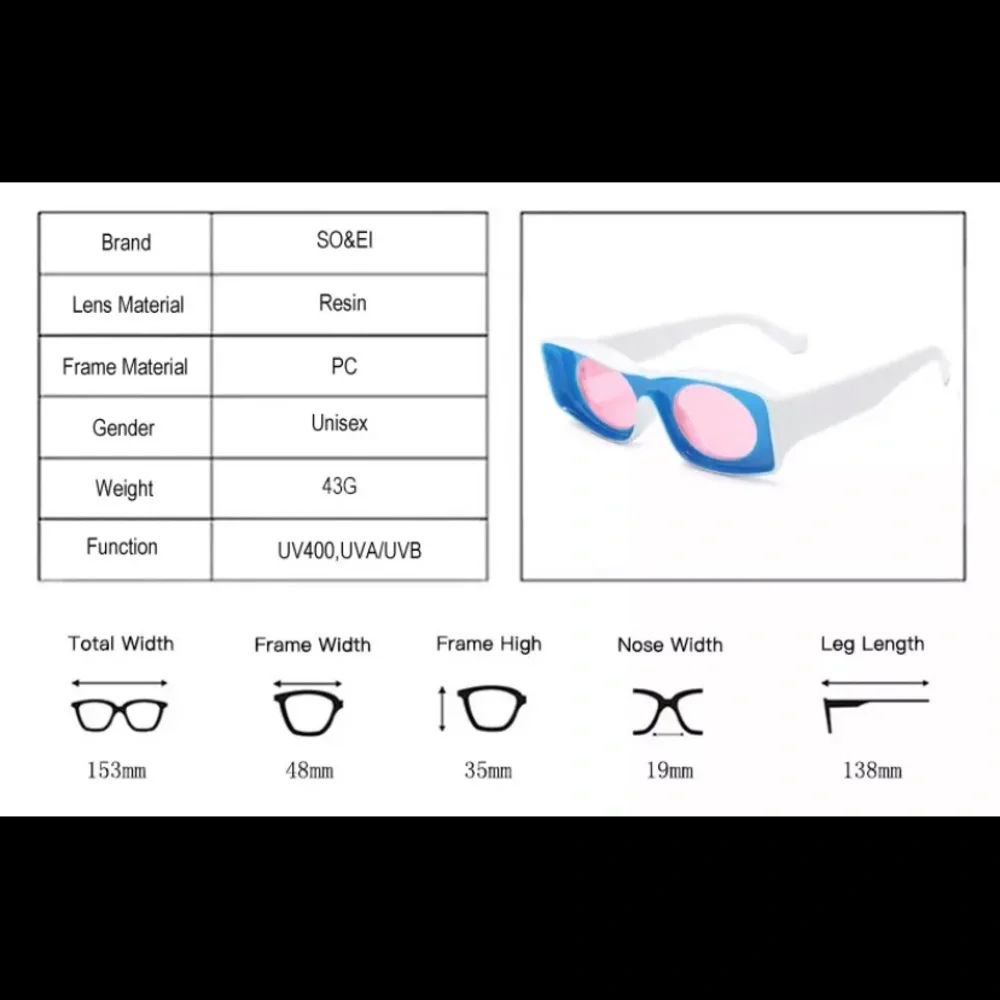 “PRICE DROP” Rectangle Orange and Grey Sunglasses